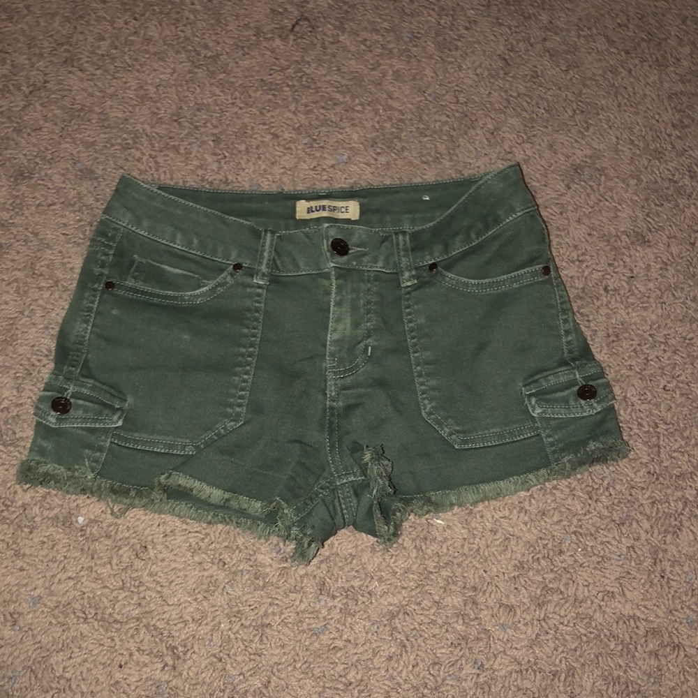 Green shorts